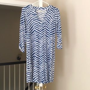 Lilly Pullitzer Blue Striped Dress XS